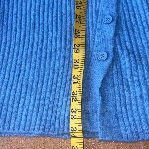 Bardot Wynter Knit Dress In Bijou Blue Size Large - Picture 13 of 13